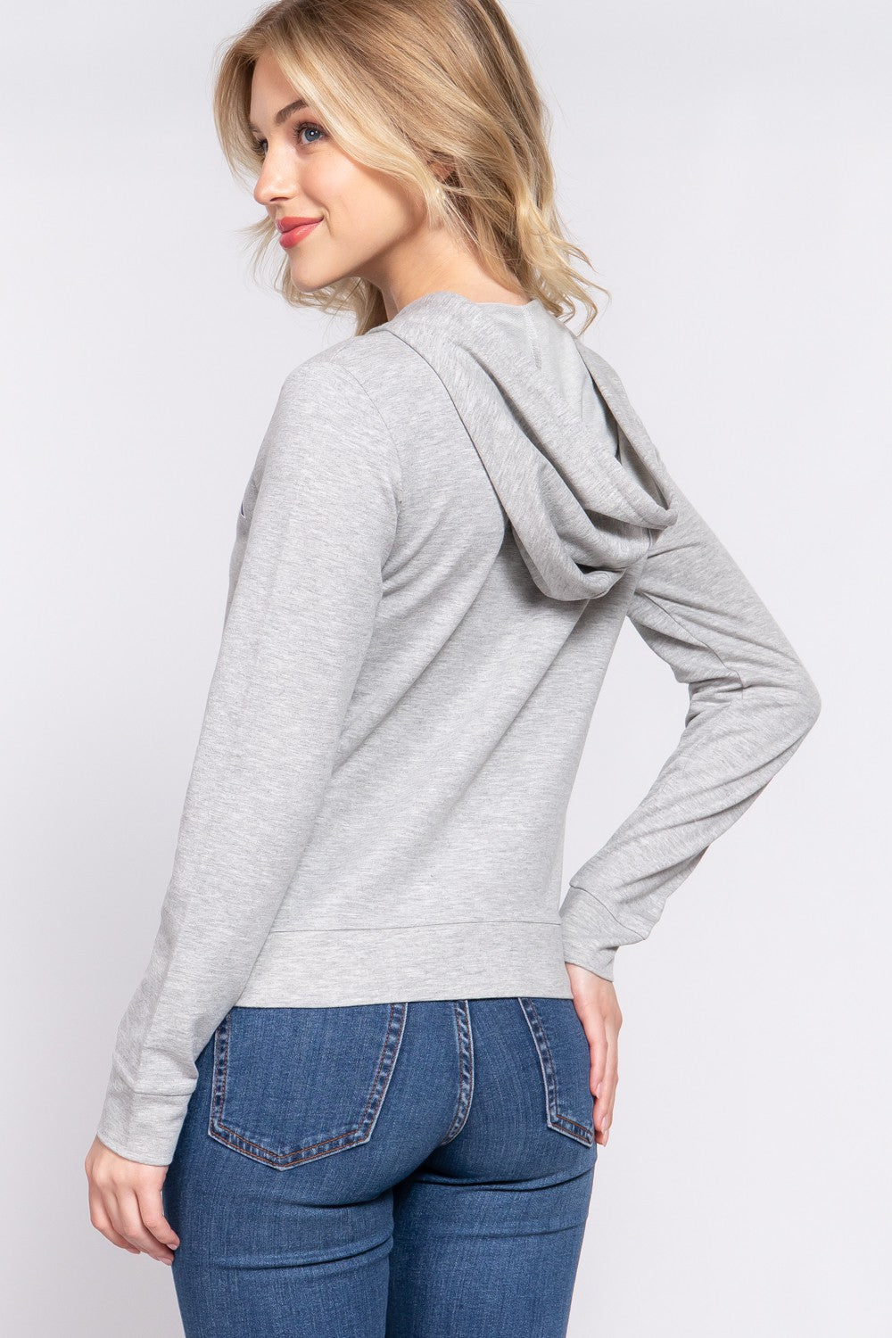 CALIFORNIA Womens Zip Up Long Sleeve Pull Over