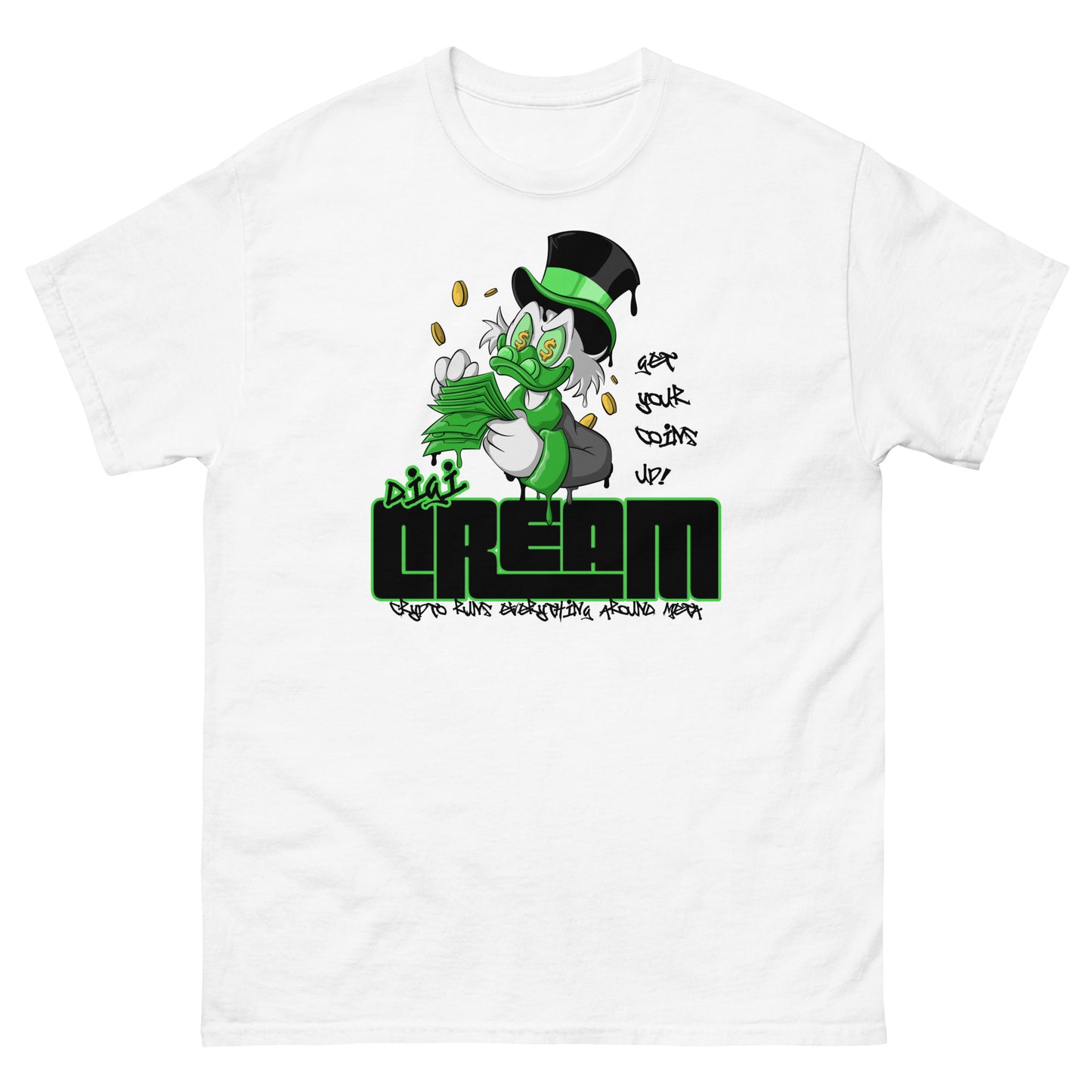 Money Duck Digi CREAM Get Your Coins Up ! Men's Classic T-Shirt
