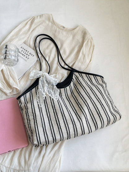 Womens Striped Tote Bag