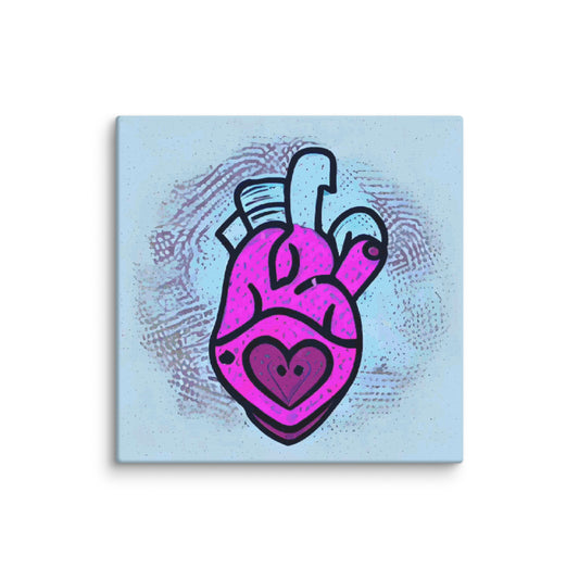 Heart full of Colors Canvas 12x12